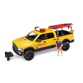 RAM 2500 Power Wagon straż przybrzeżna z figurką i akcesoriami- Bruder 2506
