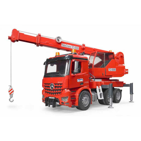 Dźwig Mercedes-Benz Arocs z sygnalizatorem - Bruder 3670