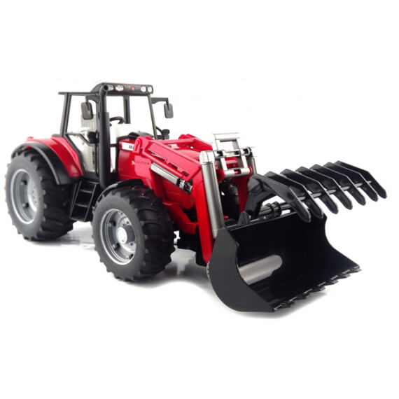 Ciągnik Massey Ferguson 7480 z ładowaczem czołowym - Bruder 2042