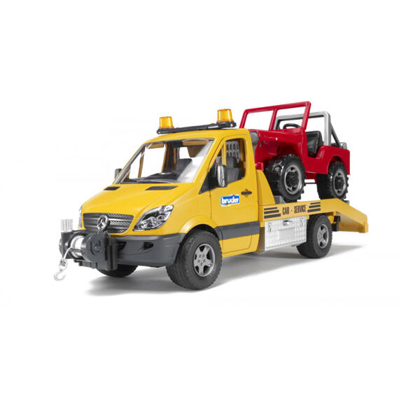Pomoc drogowa MB Sprinter + JEEP - Bruder 2535
