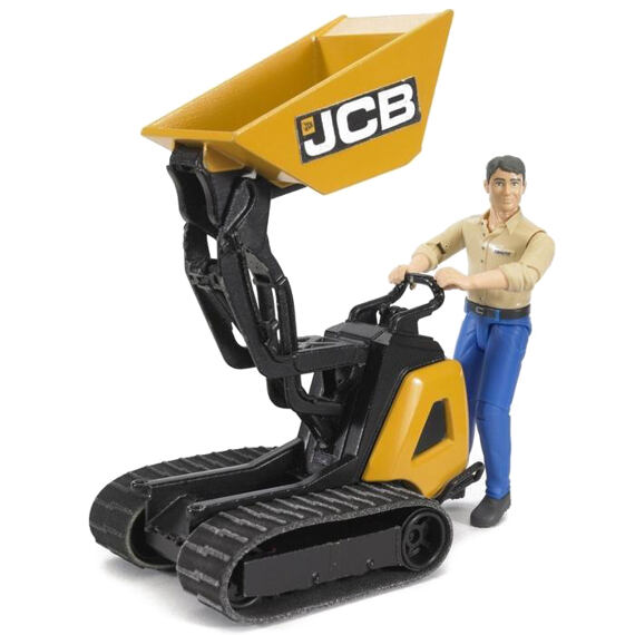 Miniwywrotka gąsienicowa JCB HTD-5 + figurka - Bruder 62004
