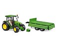 Ciągnik John Deere 5115M z przyczepą - Bruder 2108