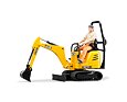 Mikrobagr JCB 8010 CTS s figurkou - Bruder 62002